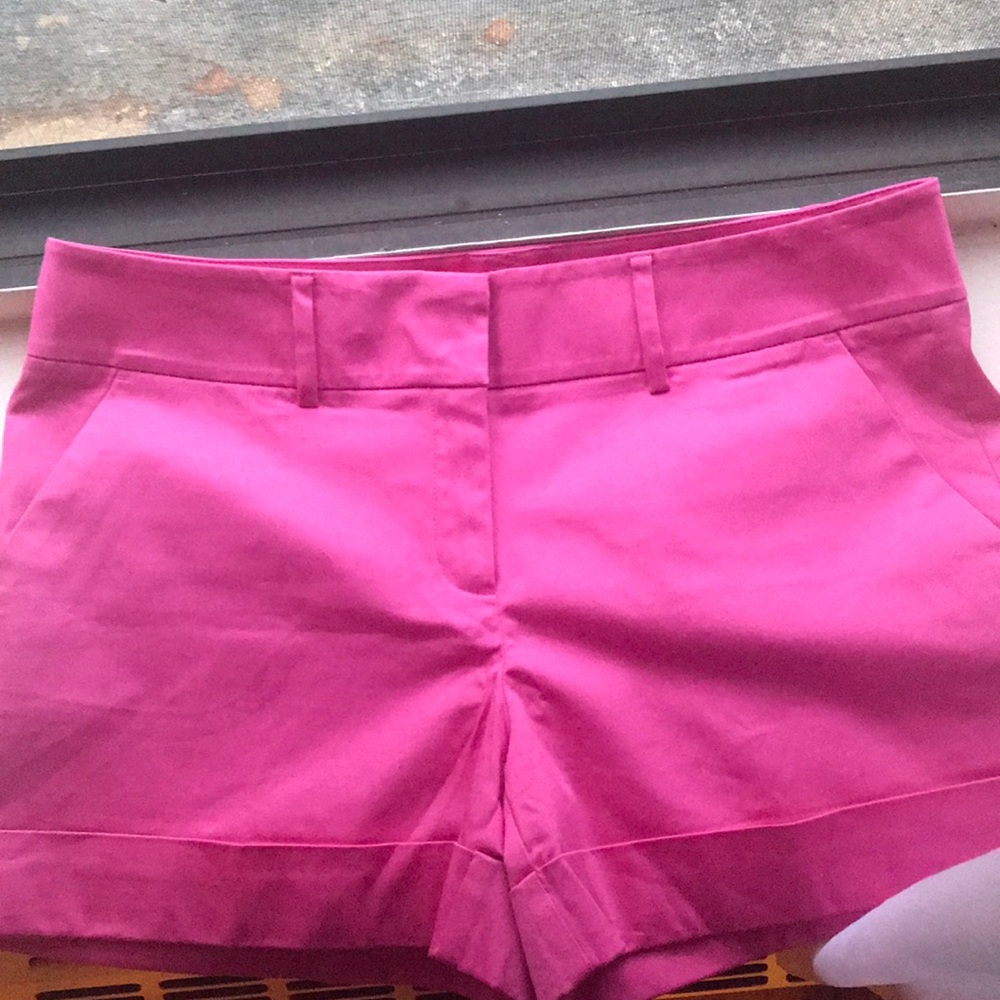 Hot pink shorts